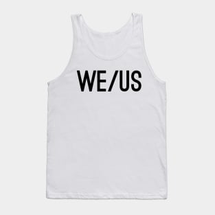 We Us CAPS Black Tank Top